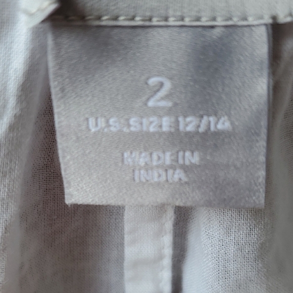 Chico's White Blouse with Pink Embroidery - Picture 4 of 13